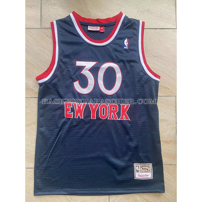 Maillot New York Knicks Bernard King NO 30 Mitchell & Ness 1982-83 Bleu